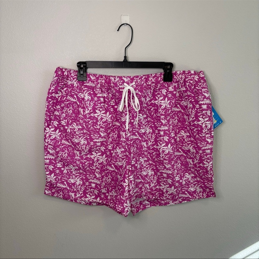 NWT Columbia PFG Clearwater Shores Hawaiian Print Water Shorts XL
